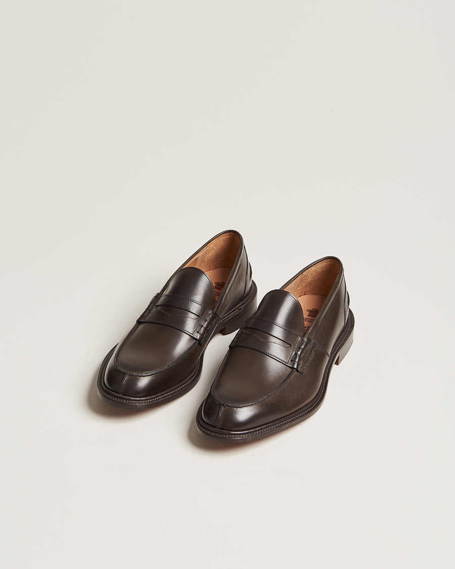 Hombres | Zapatos | Tricker\'s | James Penny Loafers Espresso Calf
