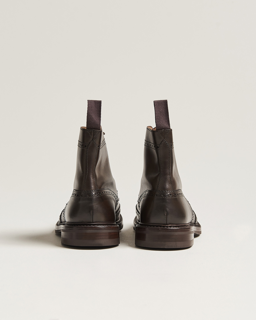 Hombres | Botas | Tricker's | Stow Dainite Country Boots Espresso Calf