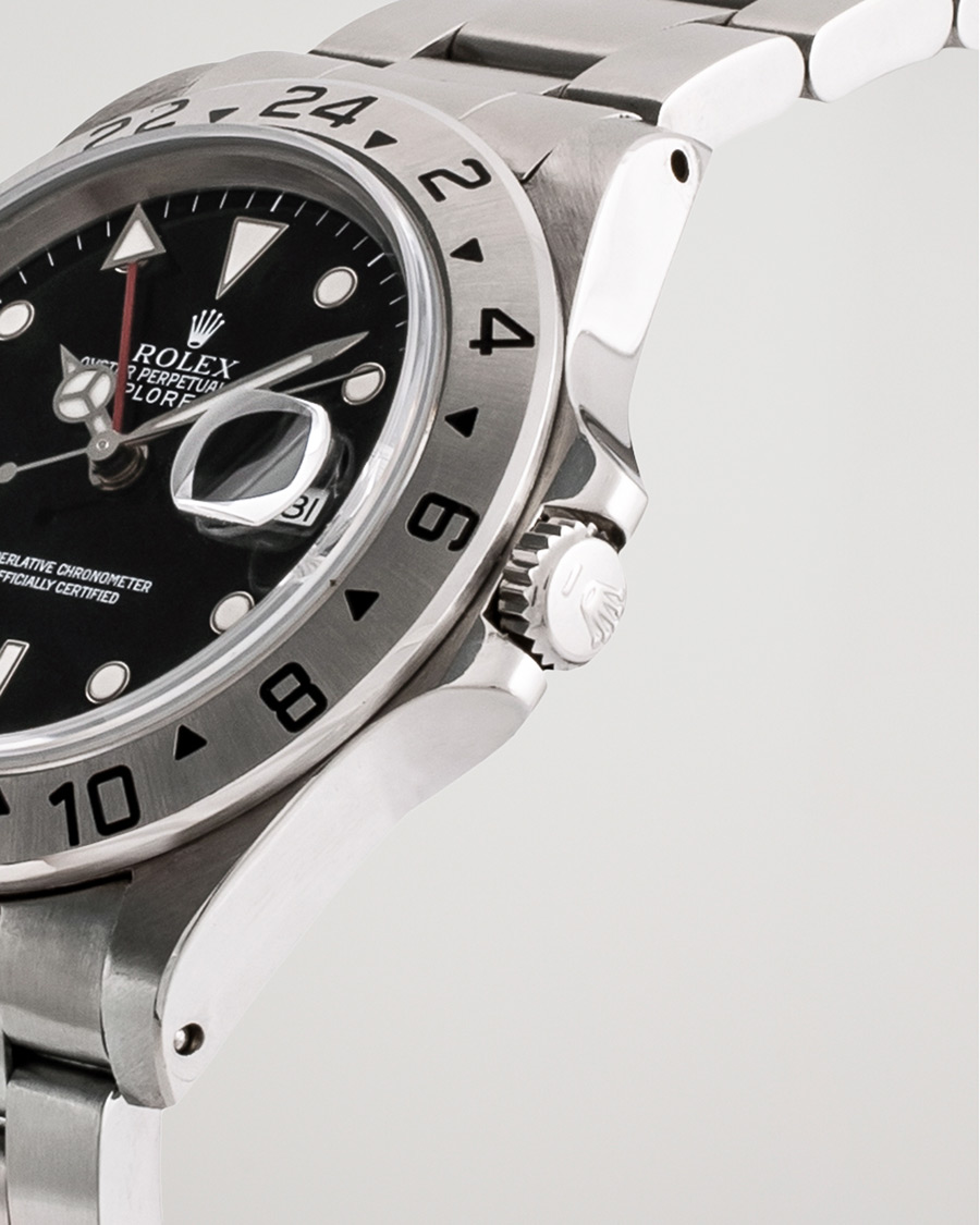Hombres | Rolex Pre-Owned Explorer II 16570 Steel Black | Rolex Pre-Owned | Explorer II 16570 Steel Black
