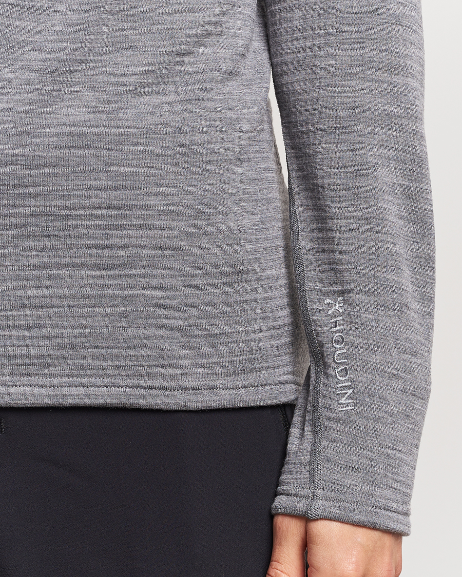 Hombres | Jerséis y prendas de punto | Houdini | Desoli Merino Thermal Crew College Grey