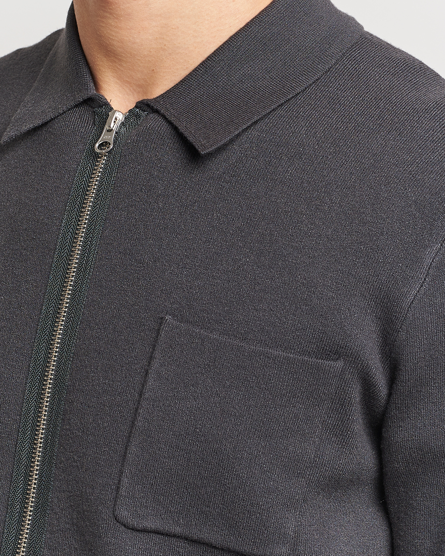 Hombres | Jerséis y prendas de punto | Samsøe Samsøe | Guna Full Zip Volcanic Ash
