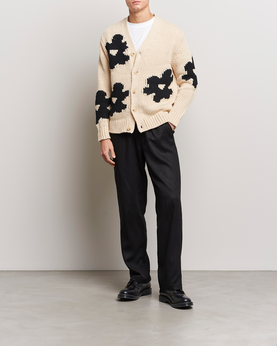 Hombres | Jerséis y prendas de punto | NN07 | Mika Cardigan Ecru Multi