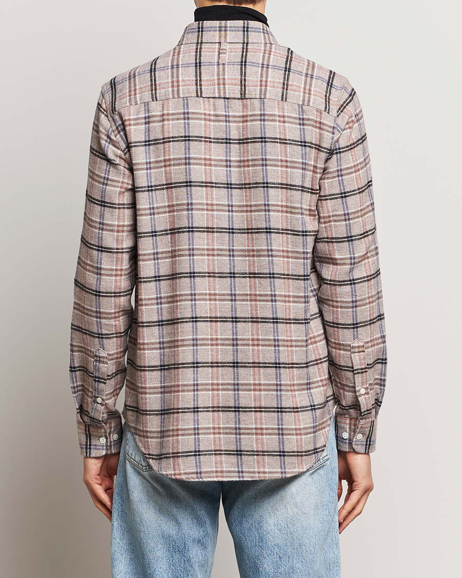 Hombres | Camisas | NN07 | Arne Checked Cotton Shirt Pastel