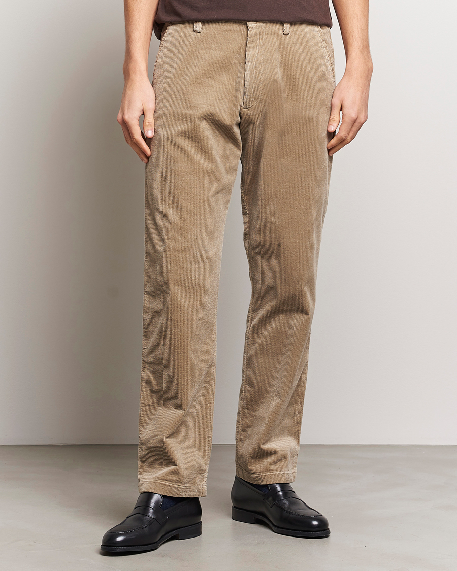 Hombres | Pantalones | NN07 | Alex Straight Fit Corduroy Pants Desert Khaki