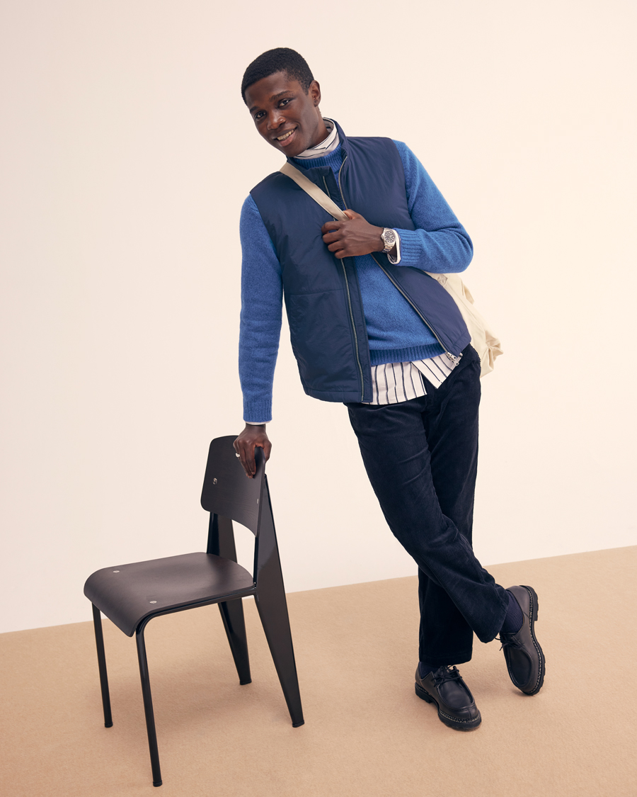 Hombres | Pantalones | NN07 | Alex Regular Fit Corduroy Pants Navy Blue