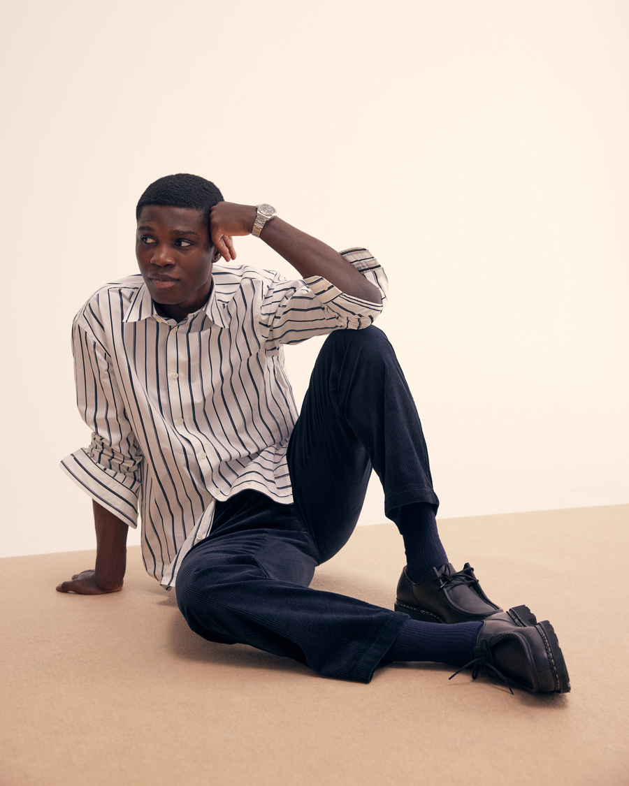 Hombres | Pantalones | NN07 | Alex Regular Fit Corduroy Pants Navy Blue