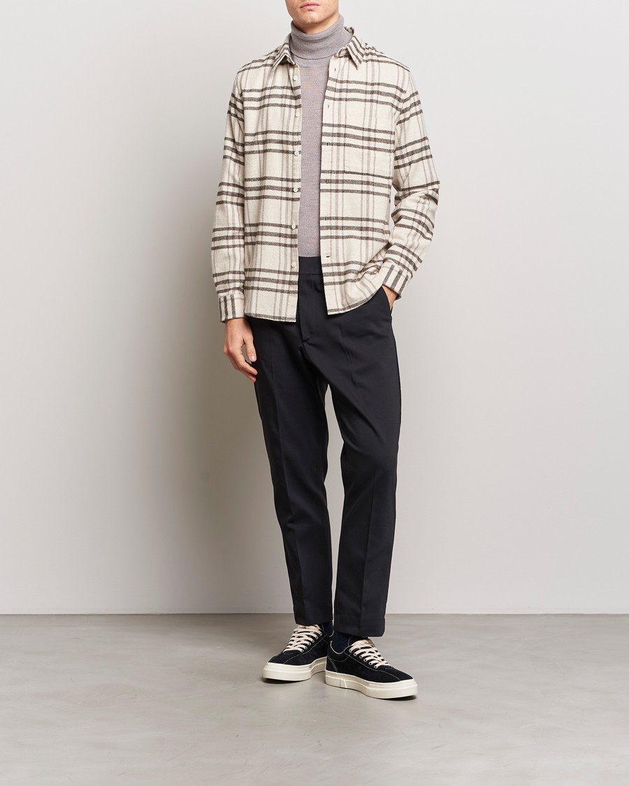 Hombres | Pantalones | NN07 | Billie Cotton Drawstring Trousers Black