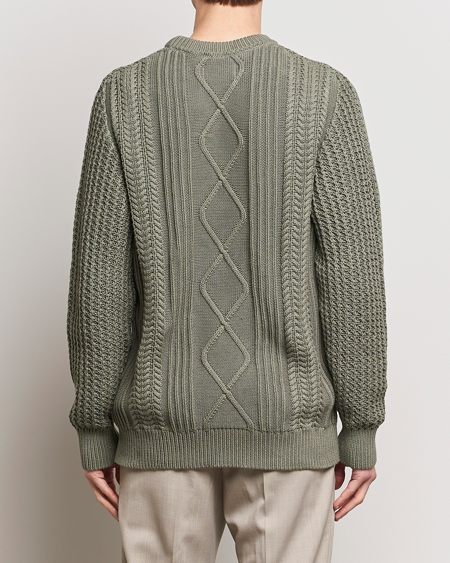 Hombres | Jerséis y prendas de punto | NN07 | Caleb Cable Knit Sweater Khaki Sand