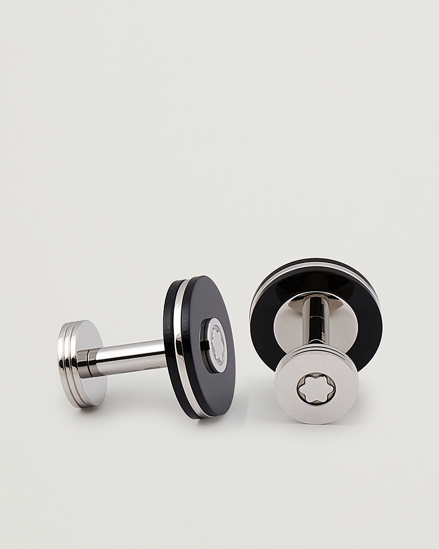 Hombres | Montblanc Cufflinks Steel Black | Montblanc | Cufflinks Steel Black