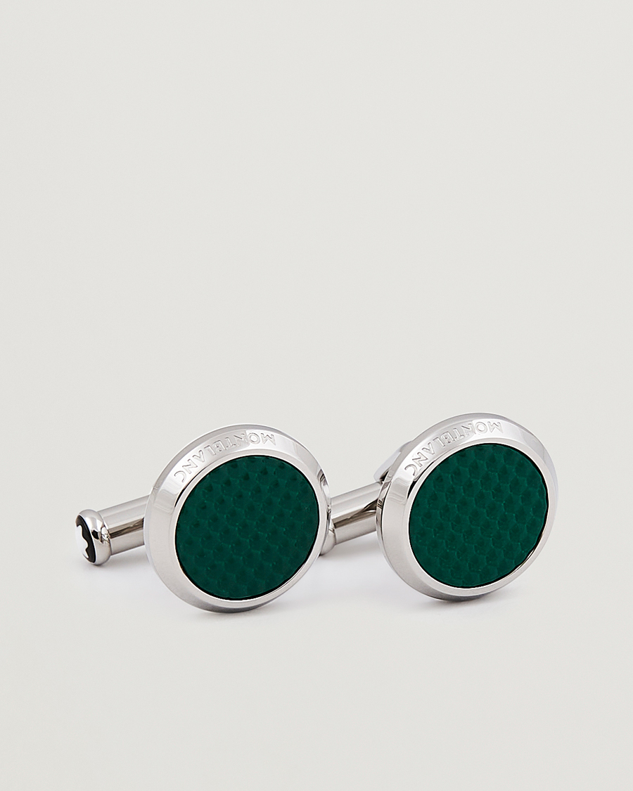 Hombres | Gemelos | Montblanc | Cufflinks Meisterstück Green Steel