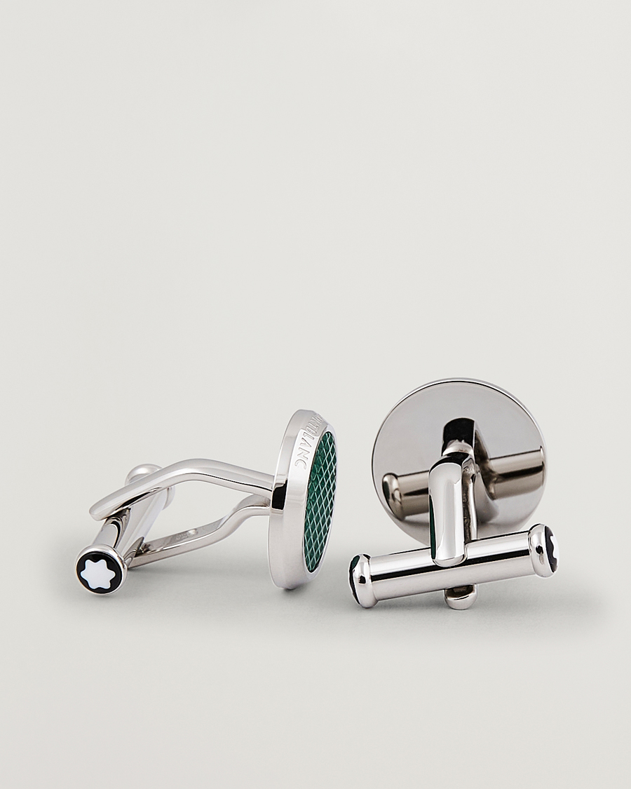 Hombres | Gemelos | Montblanc | Cufflinks Meisterstück Green Steel