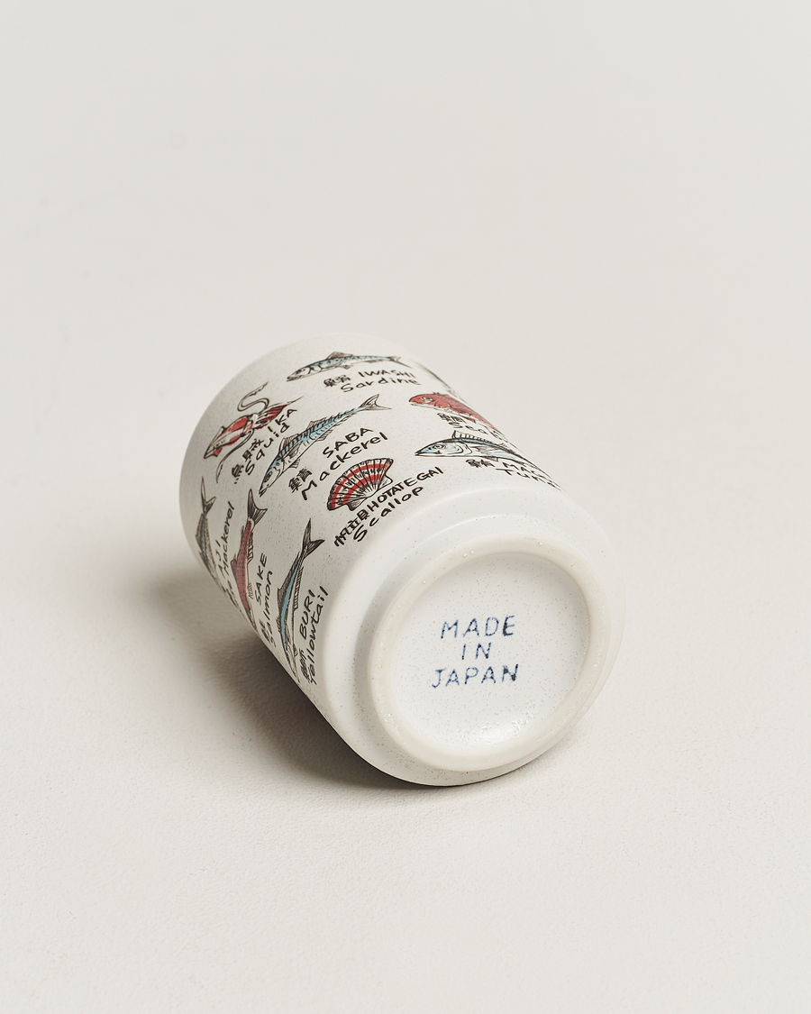 Hombres | Beams Japan Ceramic Fish Sushi Cup White | Beams Japan | Ceramic Fish Sushi Cup White