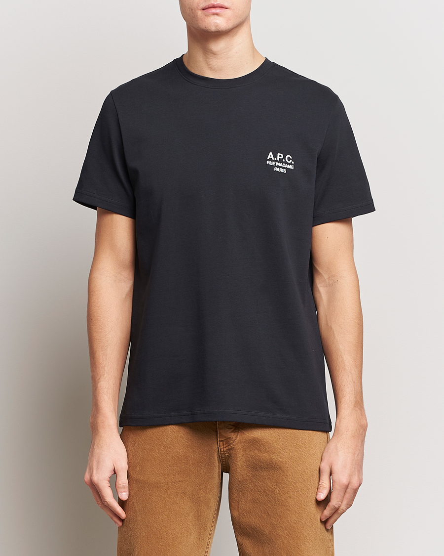 Hombres | Camisetas negras | A.P.C. | Raymond T-Shirt Black