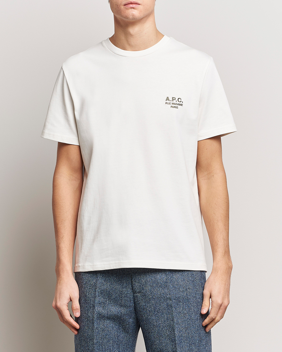 Hombres | Camisetas | A.P.C. | Raymond T-Shirt Chalk