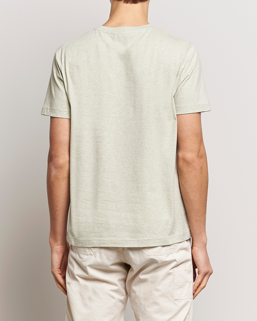 Hombres | Camisetas | A.P.C. | Item T-Shirt Vert Pale Chine