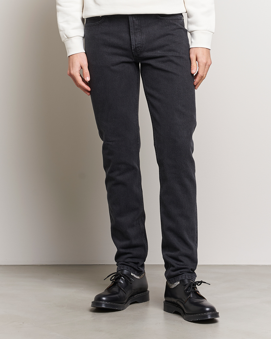 Hombres | Tapered fit | A.P.C. | Petit New Standard Jeans Washed Black