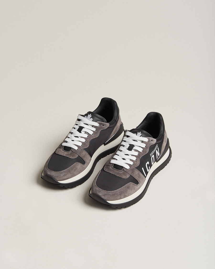 Hombres | Zapatos de ante | Dsquared2 | Icon Run DS2 Sneaker Black