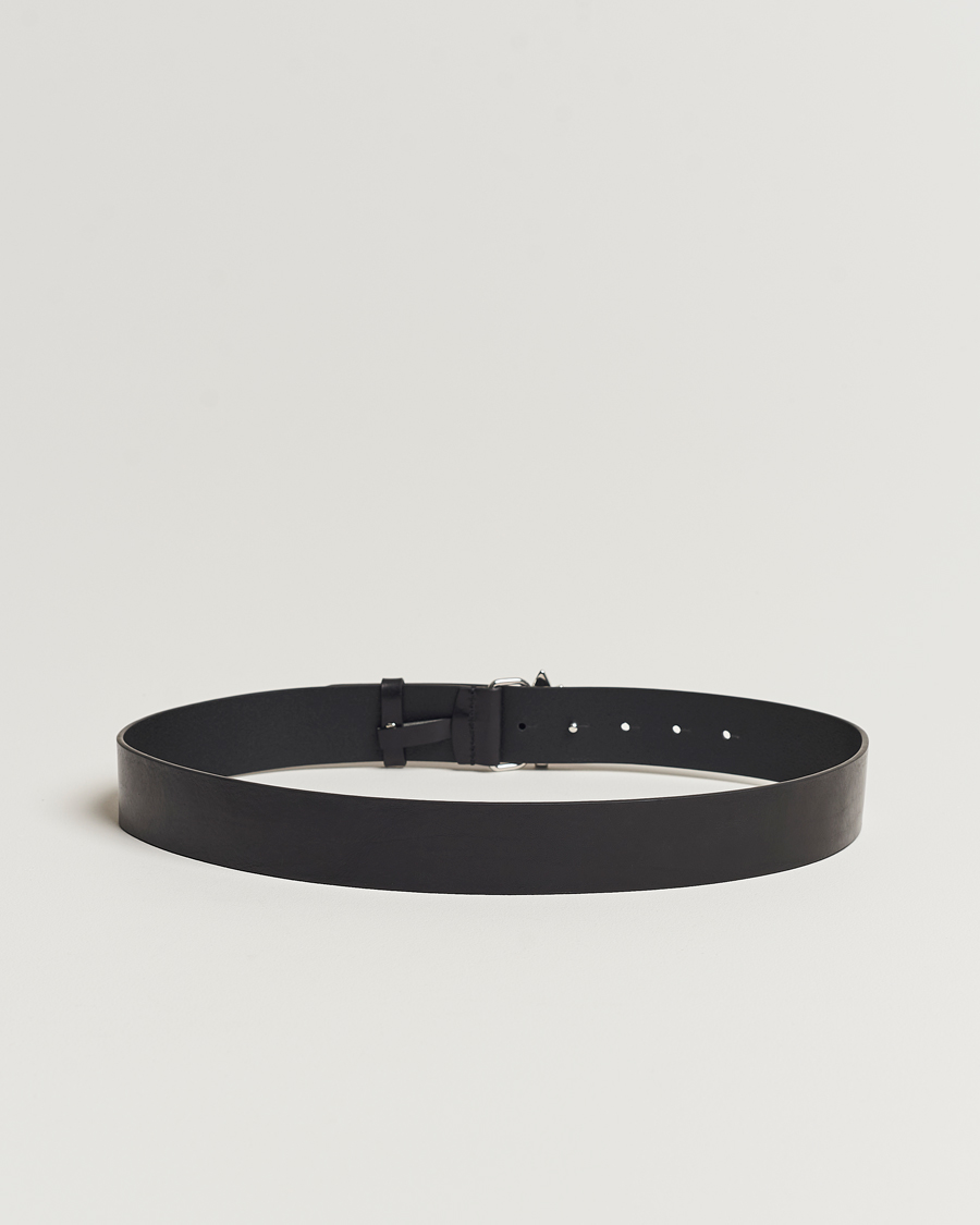 Hombres | Dsquared2 Leaf Plaque Belt Black | Dsquared2 | Leaf Plaque Belt Black