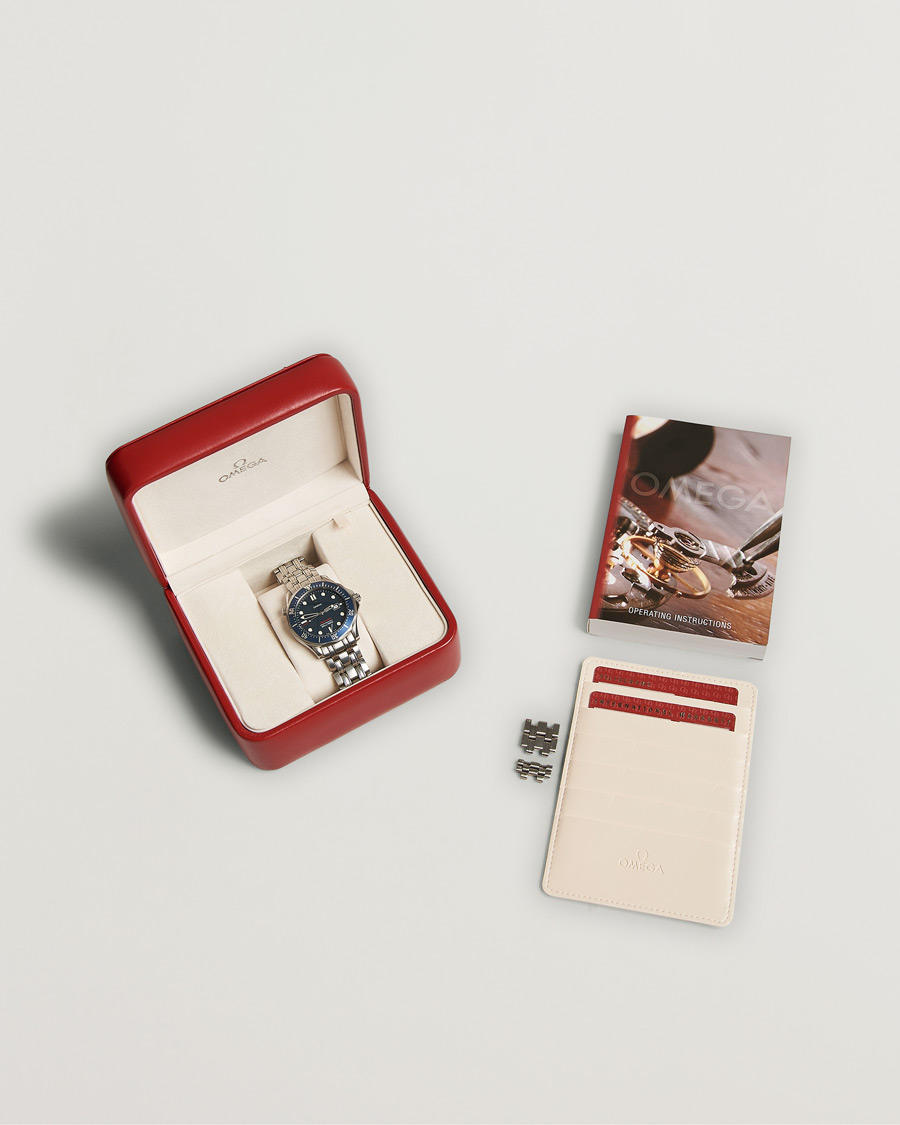 Hombres | Omega Pre-Owned Seamaster Diver 300M 2221.80.00 Steel Blue | Omega Pre-Owned | Seamaster Diver 300M 2221.80.00 Steel Blue