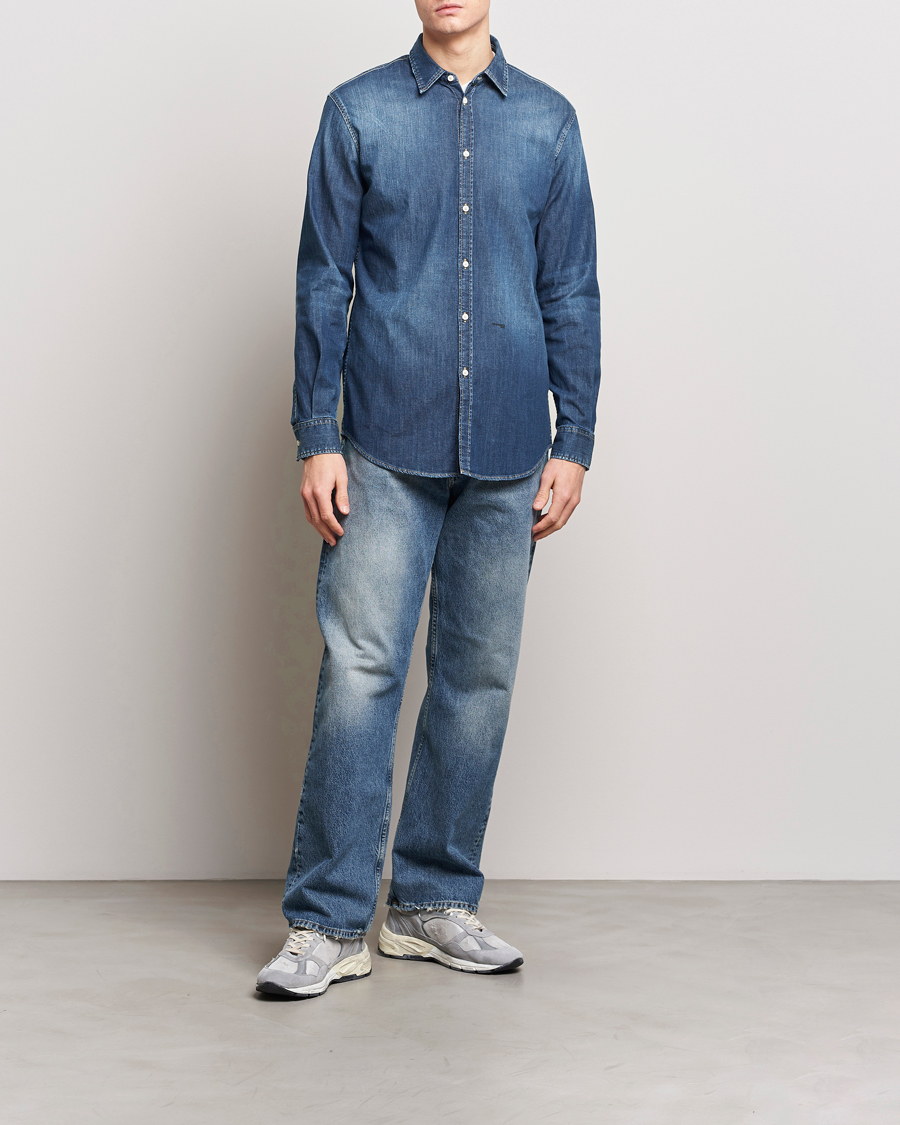 Hombres | Camisas | Dsquared2 | Relax Dan Denim Shirt Blue