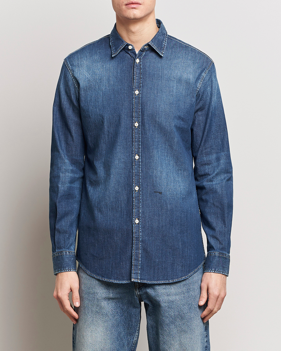Hombres | Camisas | Dsquared2 | Relax Dan Denim Shirt Blue