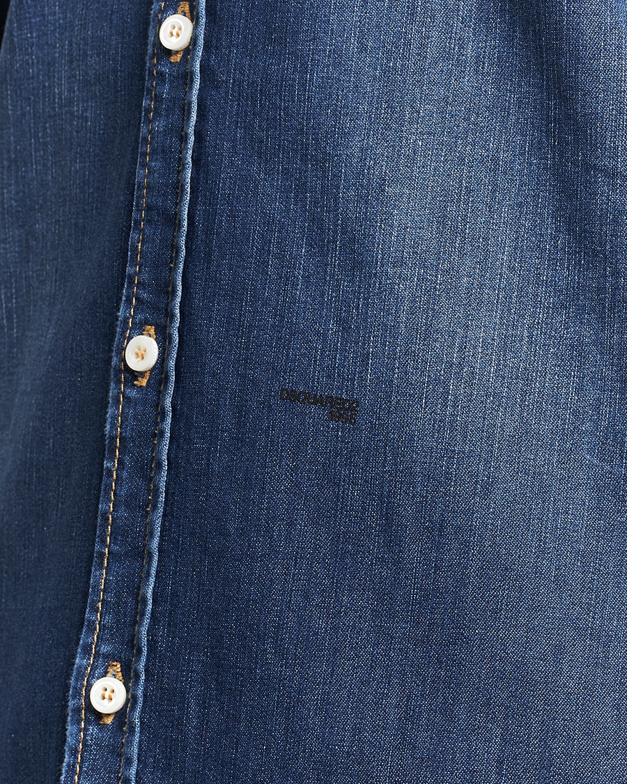 Hombres | Camisas | Dsquared2 | Relax Dan Denim Shirt Blue