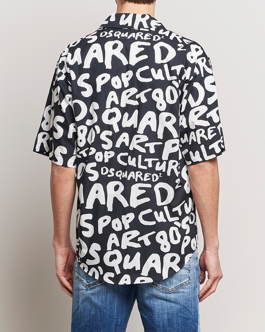 Hombres | Camisas | Dsquared2 | Pop 80's Bowling Shirt Black