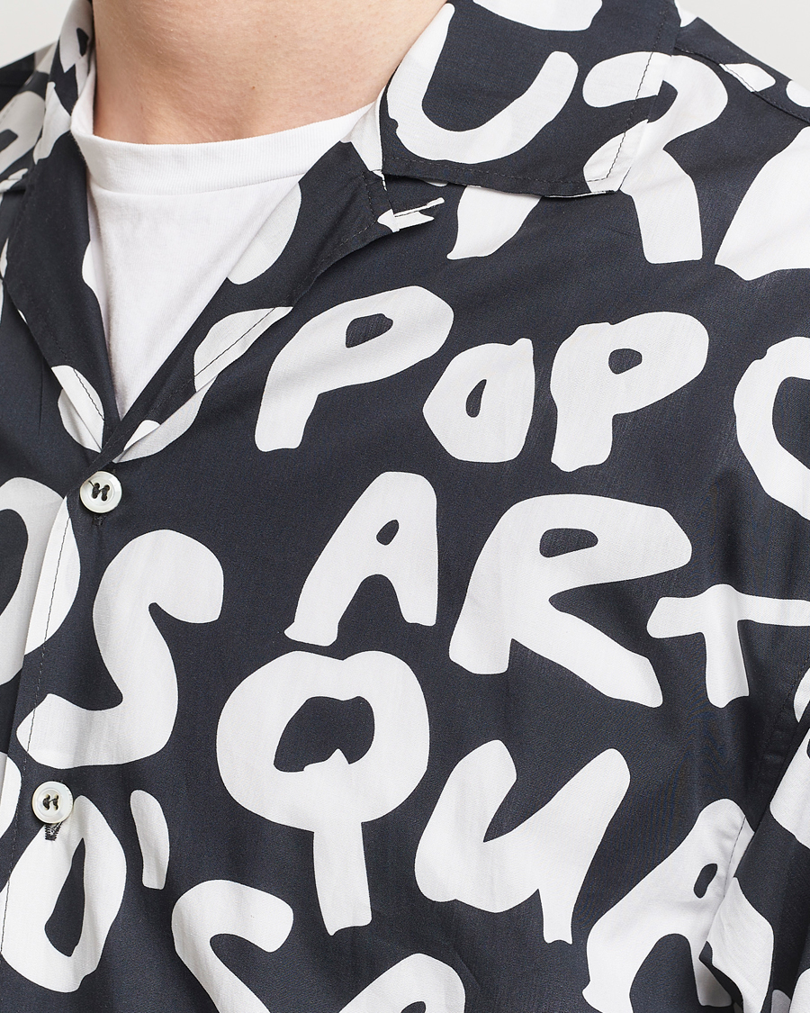 Hombres | Camisas | Dsquared2 | Pop 80's Bowling Shirt Black