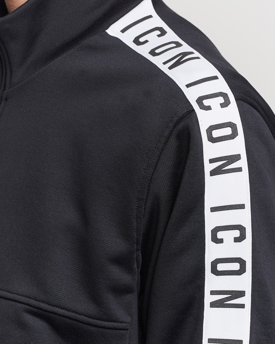 Hombres | Jerséis y prendas de punto | Dsquared2 | Dean Sport Full Zip Track Jacket Black