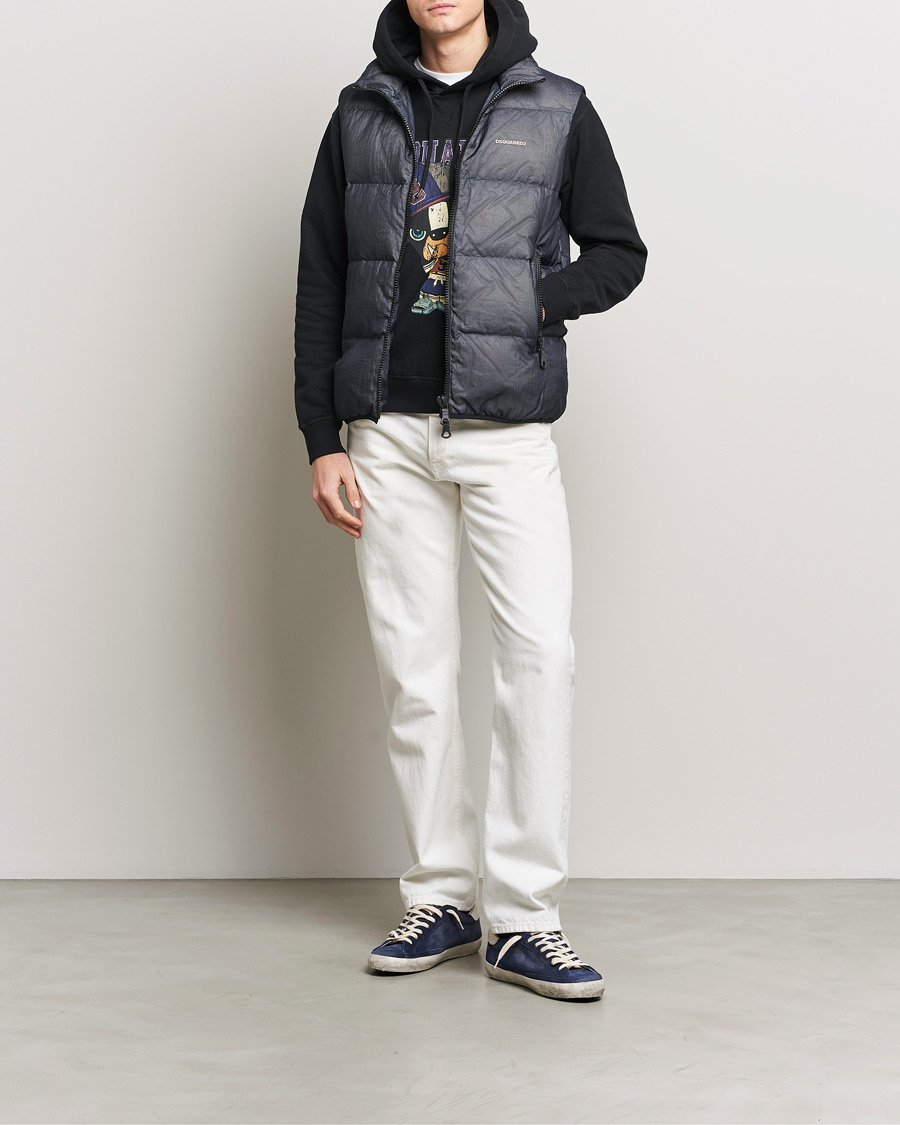Hombres | Abrigos y chaquetas | Dsquared2 | 3D Ripstop Puffer Vest Navy