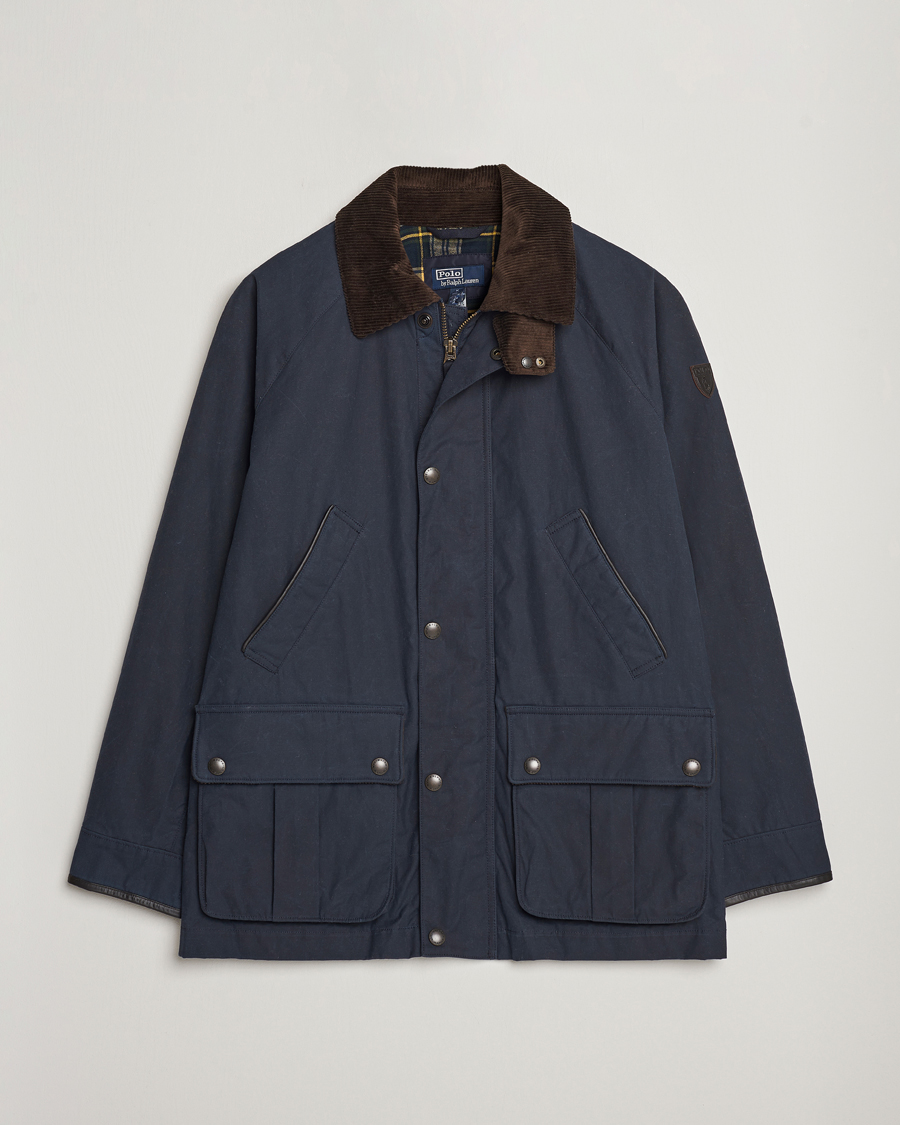 Hombres | Abrigos y chaquetas | Polo Ralph Lauren | Waxed Cotton Field Jacket Navy