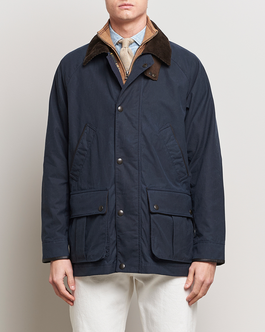 Hombres | Rebajas 20% | Polo Ralph Lauren | Waxed Cotton Field Jacket Navy