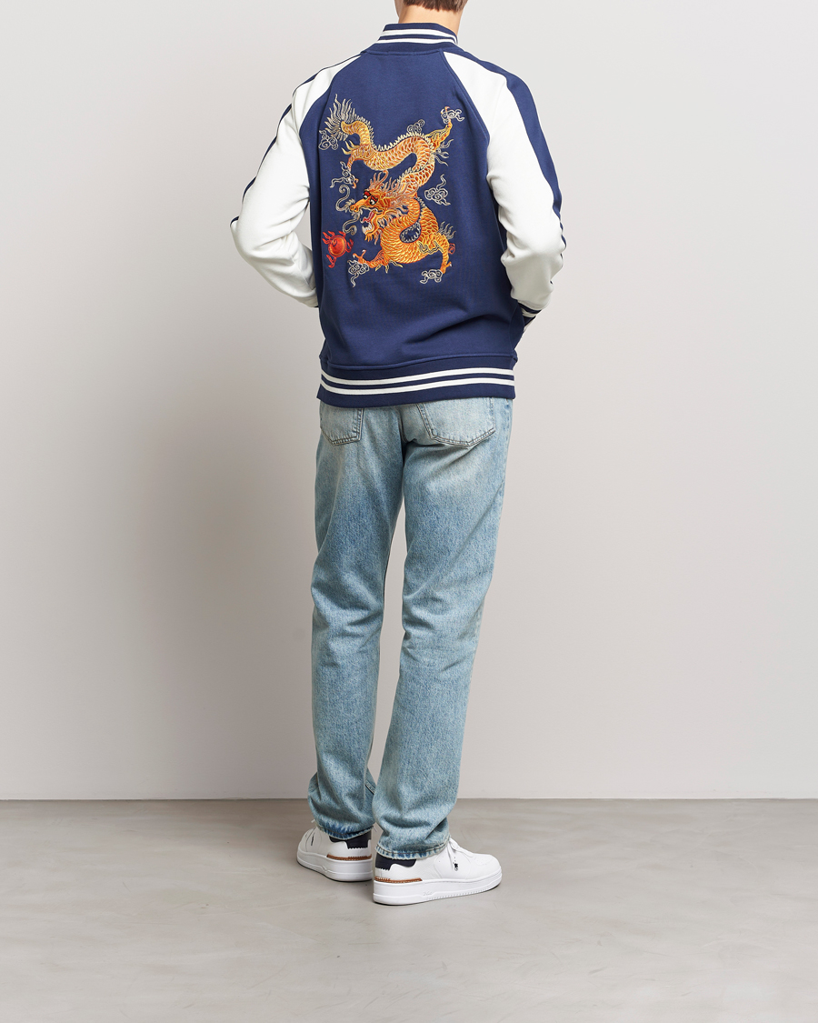 Hombres | Abrigos y chaquetas | Polo Ralph Lauren | Lunar New Year Fleece Bomber Jacket Dark Cobalt/Nevis