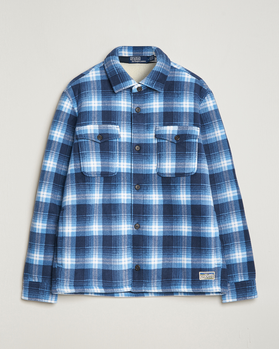 Hombres | Abrigos y chaquetas | Polo Ralph Lauren | Magic Fleece Outdoor Shirt Jacket Ombre Blue