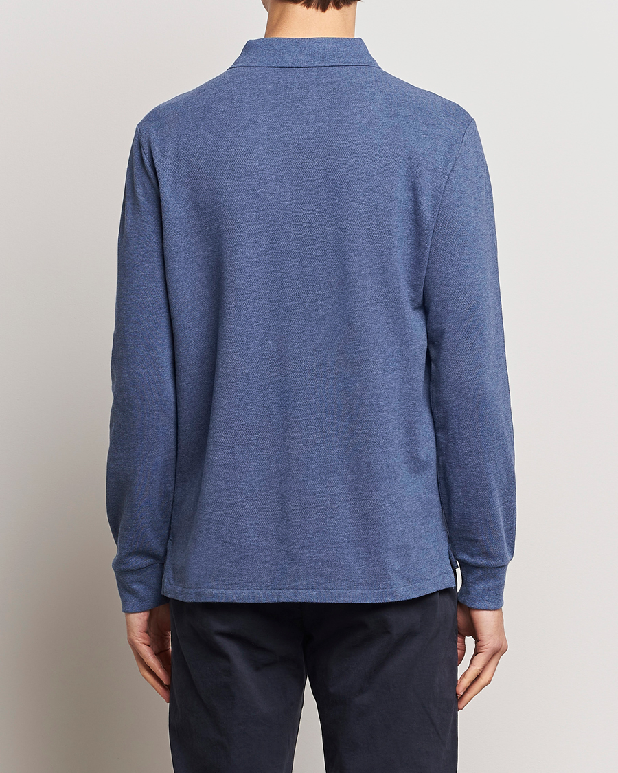 Hombres | Jerséis y prendas de punto | Polo Ralph Lauren | Custom Slim Fit Long Sleeve Polo Navy Heather 