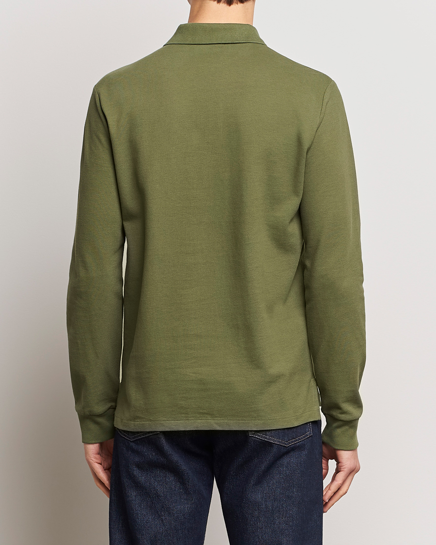 Hombres | Jerséis y prendas de punto | Polo Ralph Lauren | Custom Slim Fit Long Sleeve Polo Dark Sage