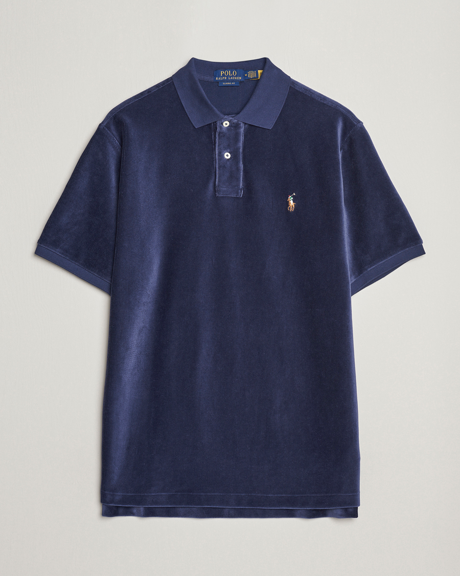 Hombres | Polos | Polo Ralph Lauren | Corduroy Polo Newport Navy