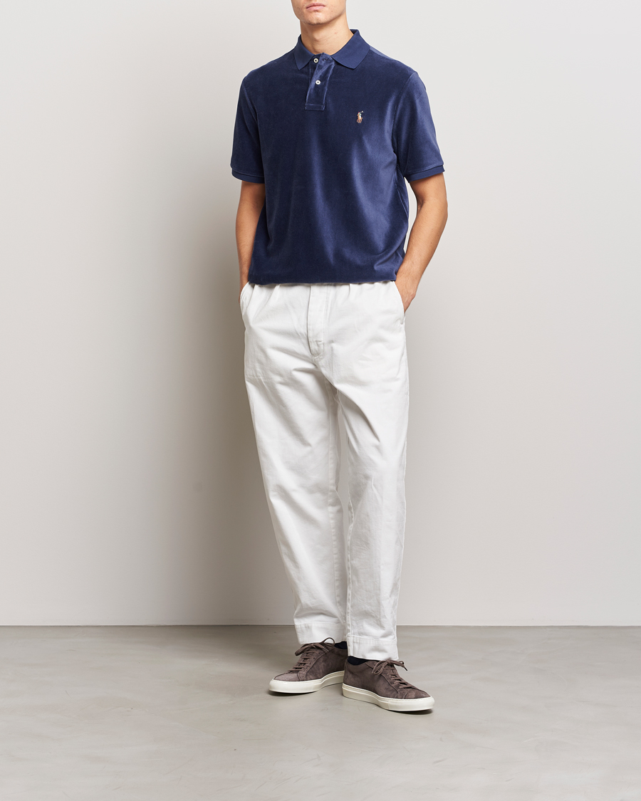 Hombres | Polos | Polo Ralph Lauren | Corduroy Polo Newport Navy