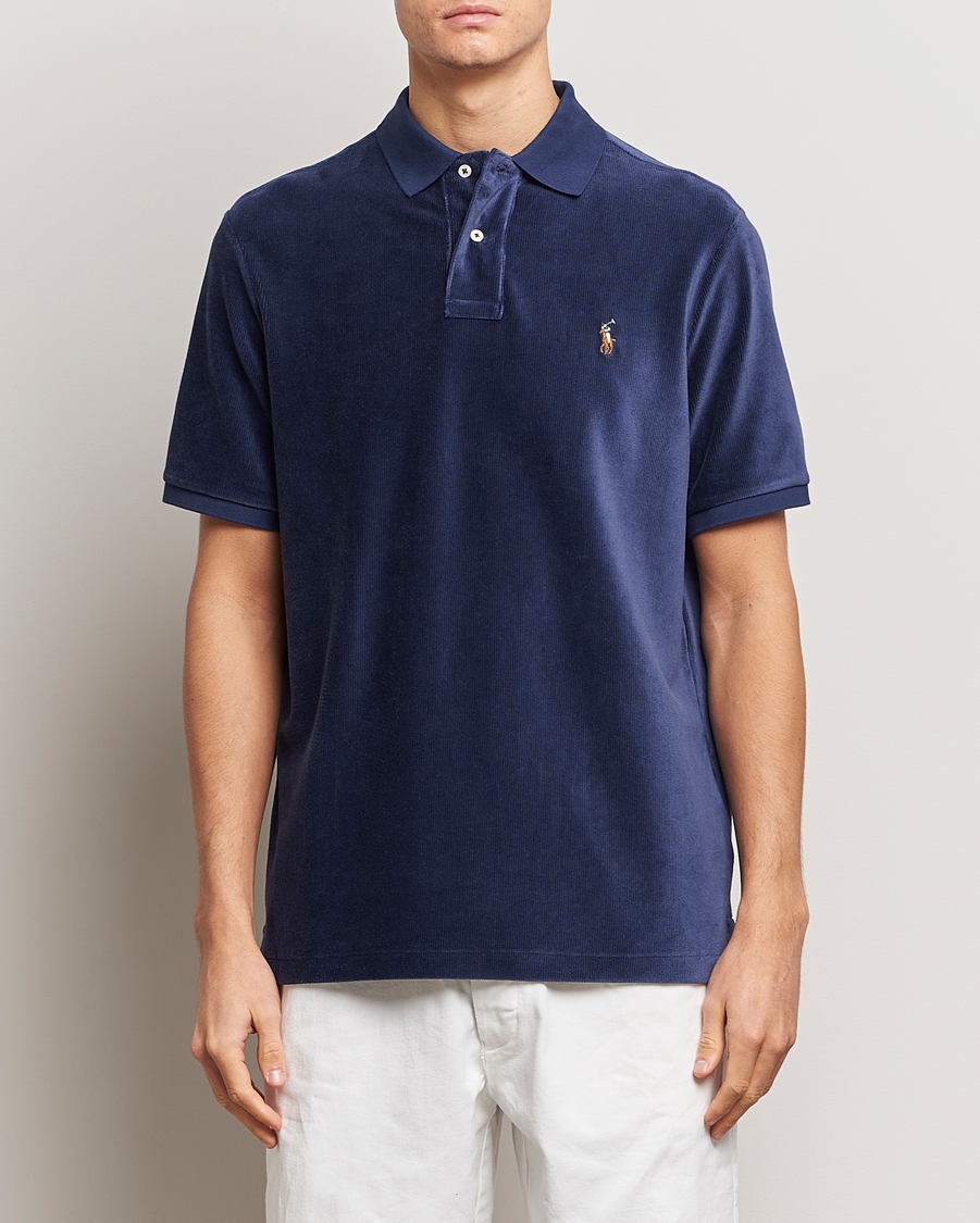 Hombres | Polos | Polo Ralph Lauren | Corduroy Polo Newport Navy