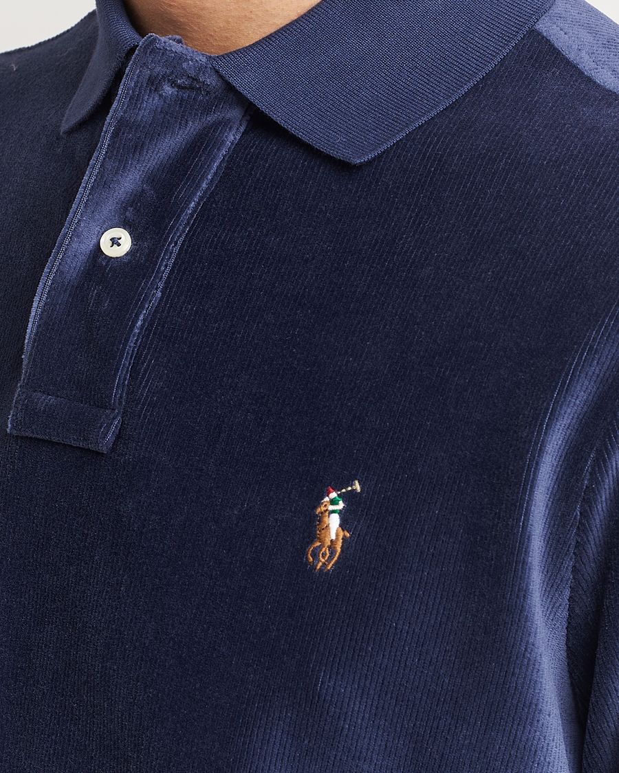 Hombres | Polos | Polo Ralph Lauren | Corduroy Polo Newport Navy