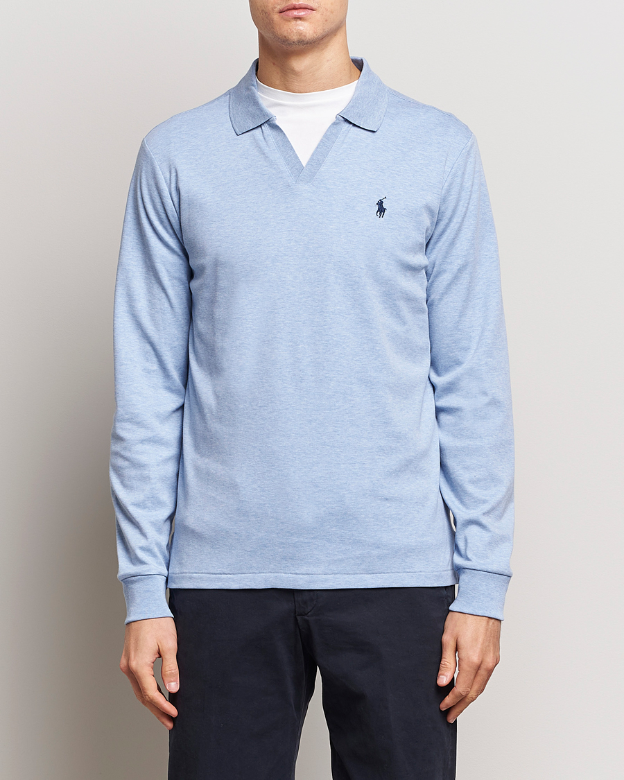 Hombres | Polos | Polo Ralph Lauren | Long Sleeve Polo Shirt Isle Heather