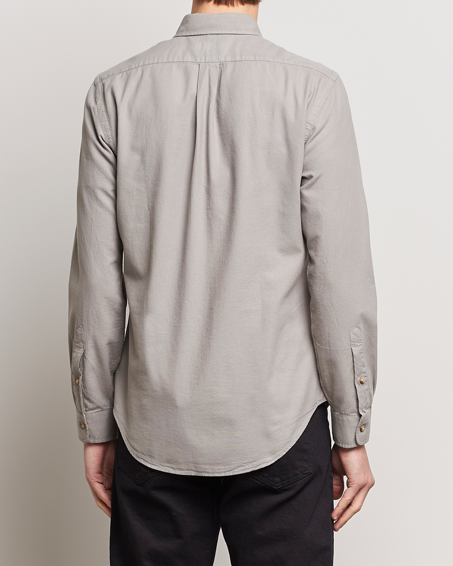 Hombres | Camisas | Polo Ralph Lauren | Slim Fit Cotton Textured Shirt Grey Fog