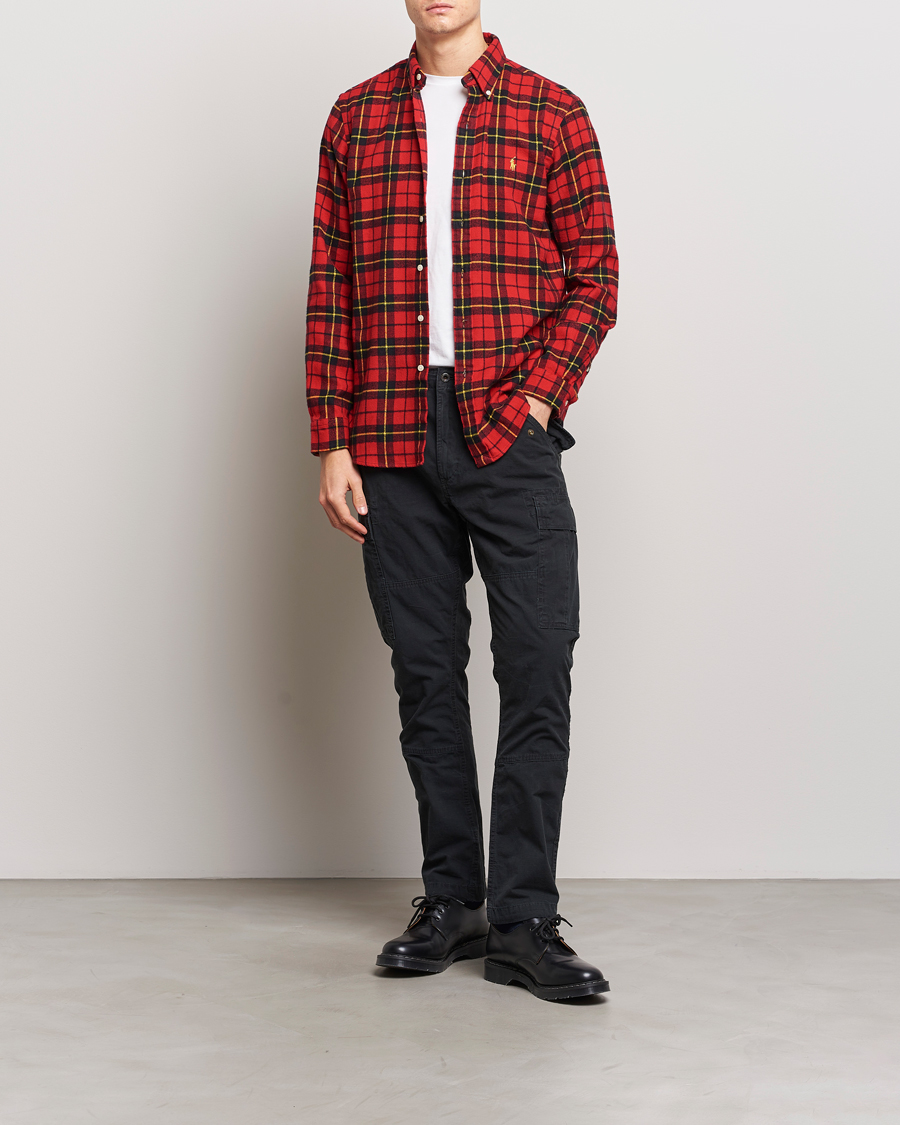 Hombres | Camisas | Polo Ralph Lauren | Lunar New Year Flannel Checked Shirt Red/Black