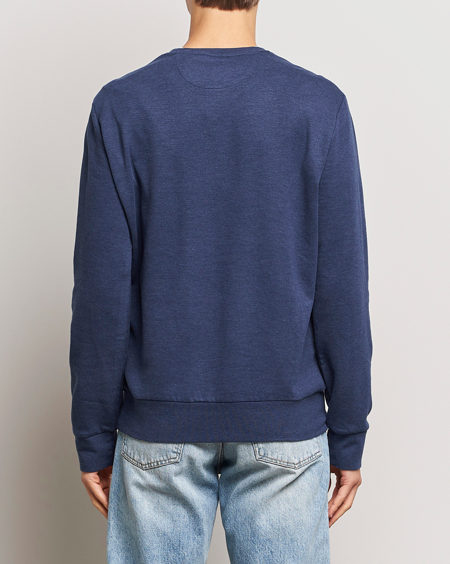 Hombres | Jerséis y prendas de punto | Polo Ralph Lauren | Double Knitted Jersey Sweatshirt Navy Heather