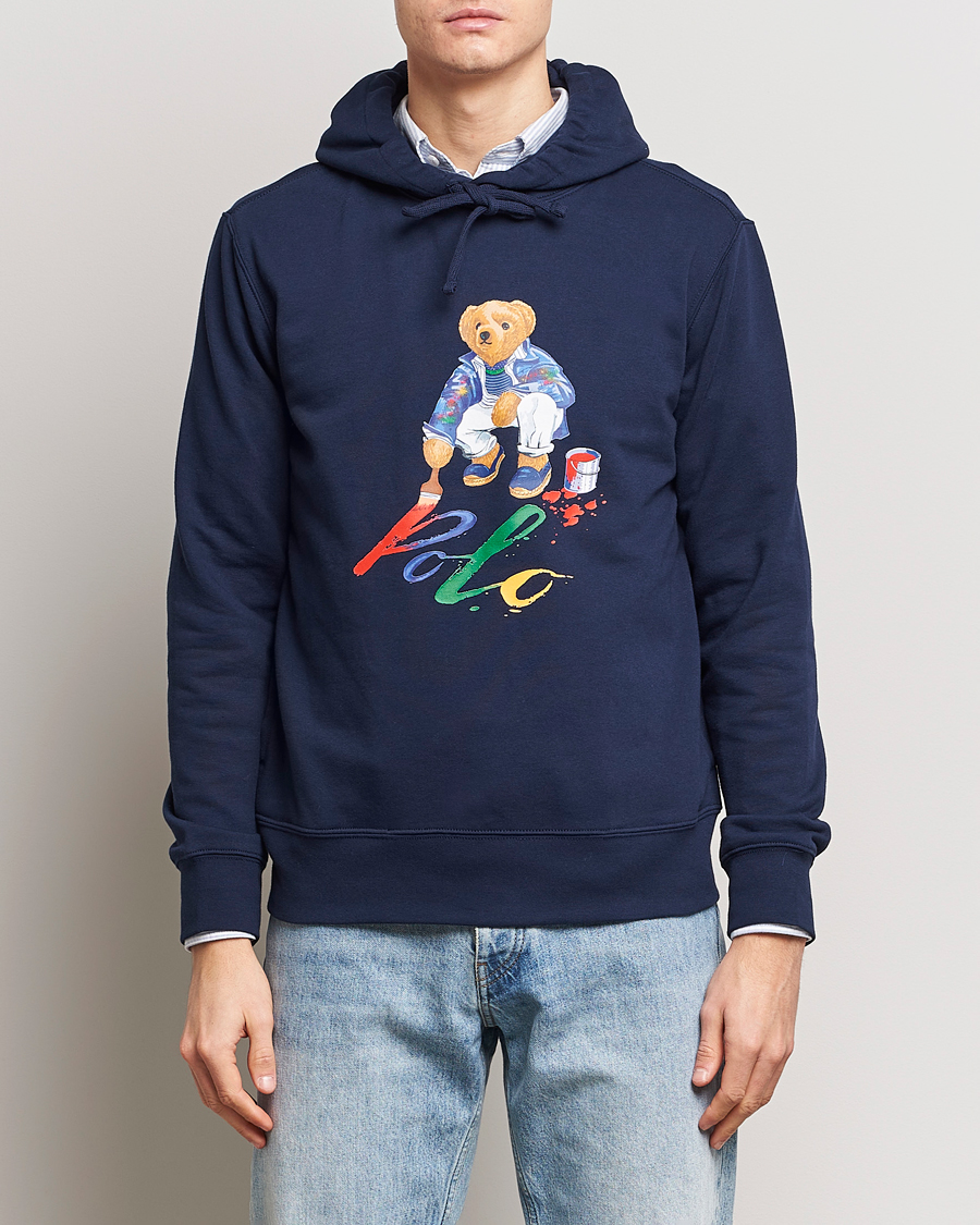 Hombres | Ralph Lauren Holiday Gifting | Polo Ralph Lauren | Printed Bear Hoodie Cruise Navy