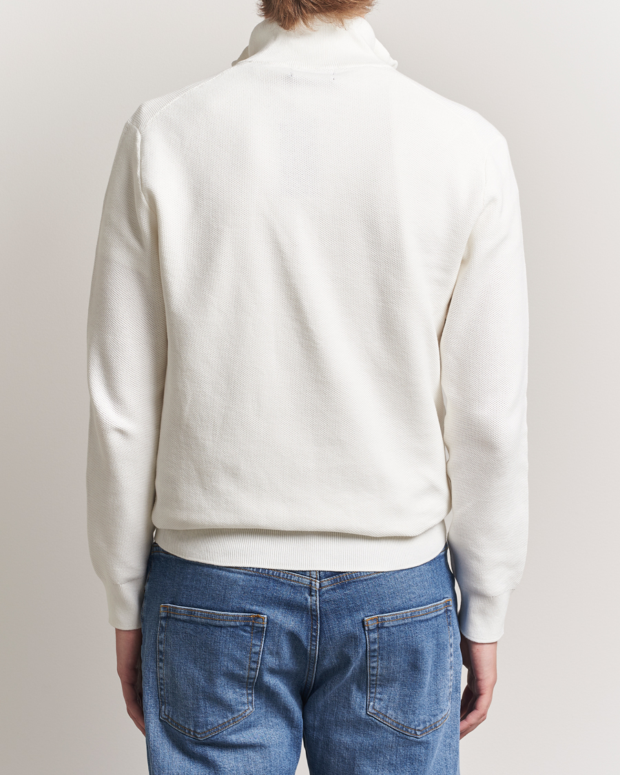 Polo Ralph Lauren Textured Half Zip Deckwash White en CareOfCarl.es