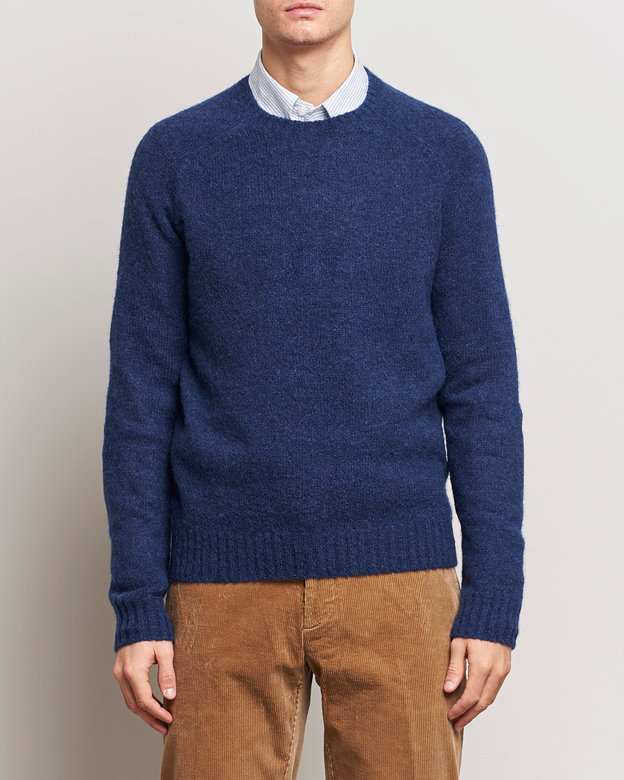 Hombres | Rebajas 30% | Polo Ralph Lauren | Alpaca Knitted Crew Neck Sweater Navy Heather 