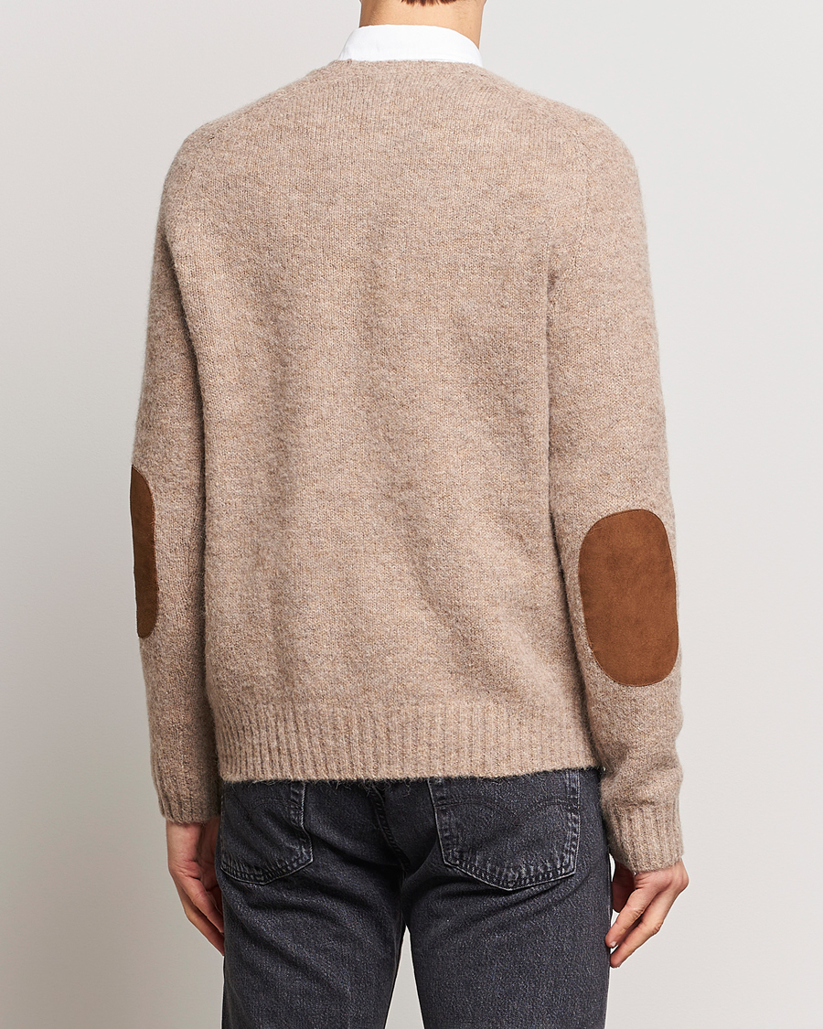 Hombres | Jerséis y prendas de punto | Polo Ralph Lauren | Alpaca Knitted Crew Neck Sweater Oak Brown Heather