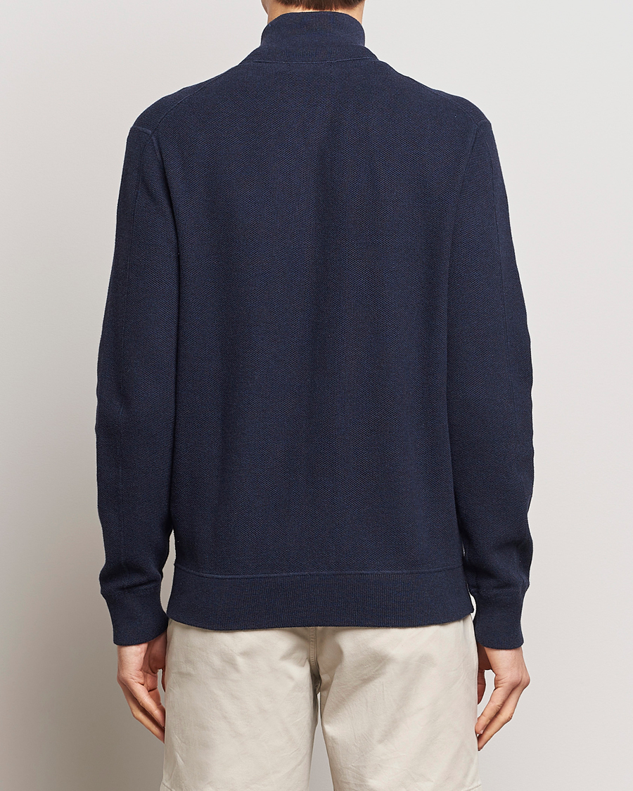 Hombres | Jerséis y prendas de punto | Polo Ralph Lauren | Textured Full-Zip Navy Heather