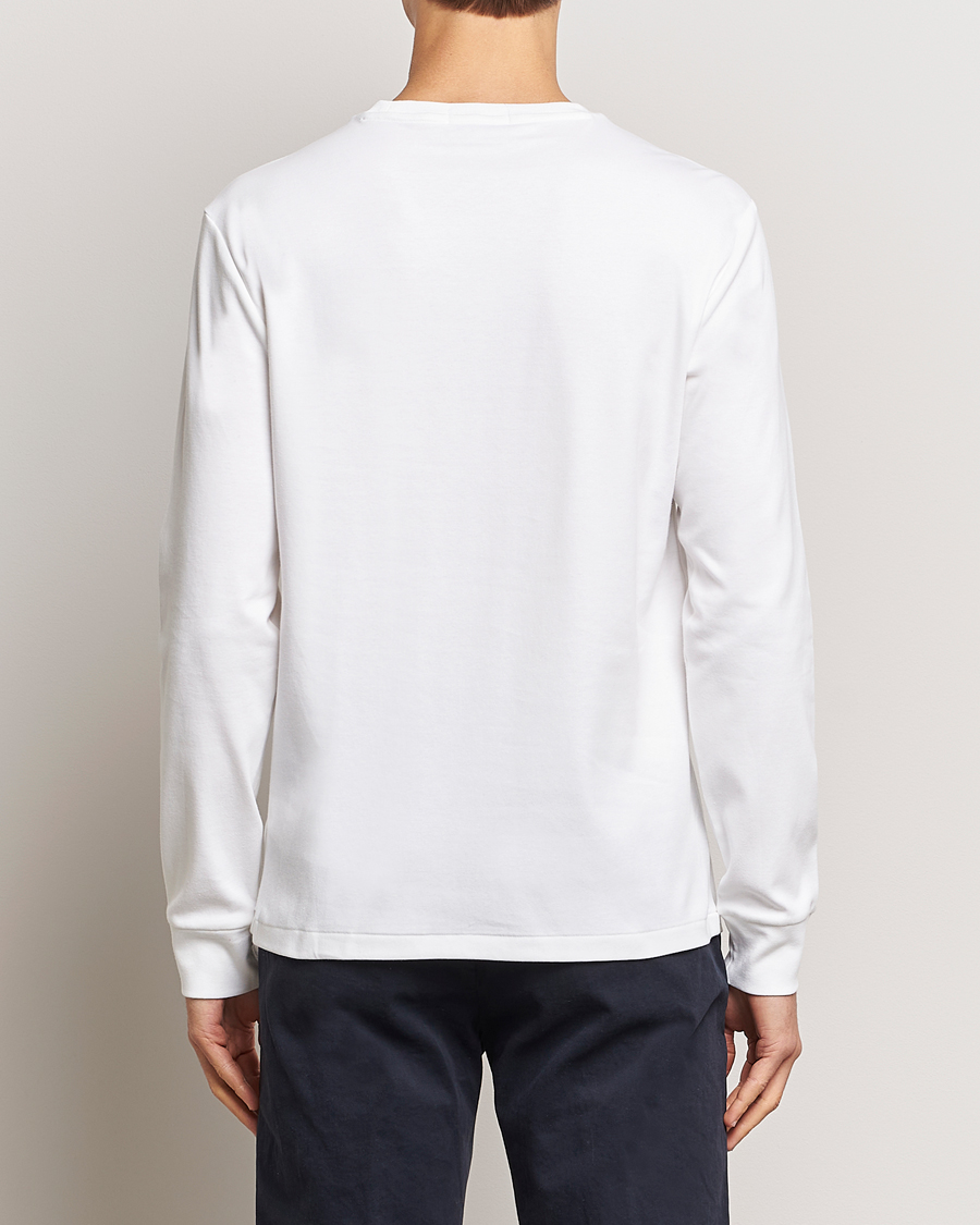 Hombres | Camisetas | Polo Ralph Lauren | Luxury Pima Cotton Long Sleeve T-Shirt White